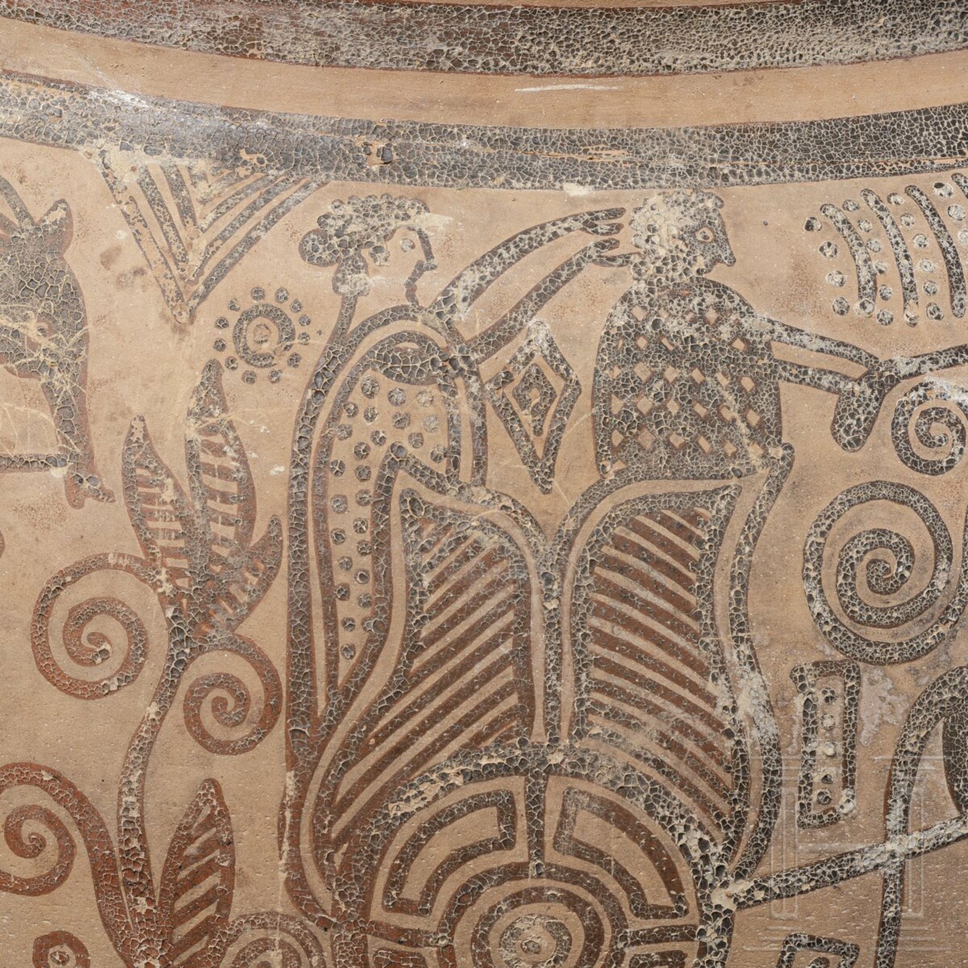Krater mit Darstellung eines Wagenumzugs, Griechenland, mykenische Epoche, 14. Jhdt. v. Chr. - Bild 7 aus 12