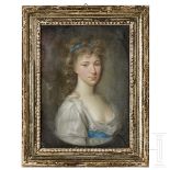 Carl Wilhelm Bardou (1774 - 1842) - Portrait einer jungen Dame, datiert 1797