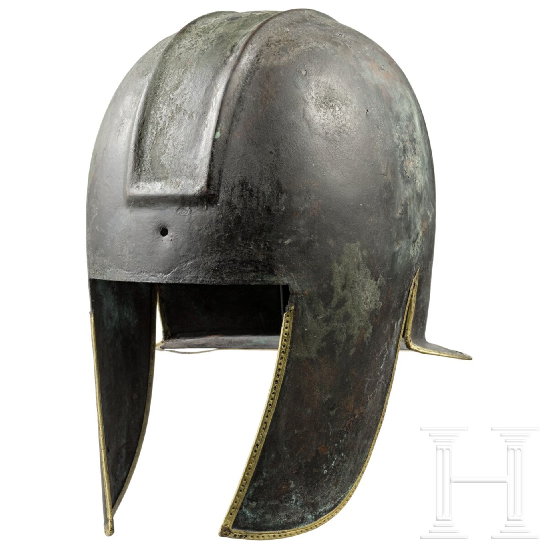 Illyrischer Helm, Typ III A, Griechenland, 6. - 5. Jhdt. v. Chr. - Bild 3 aus 10