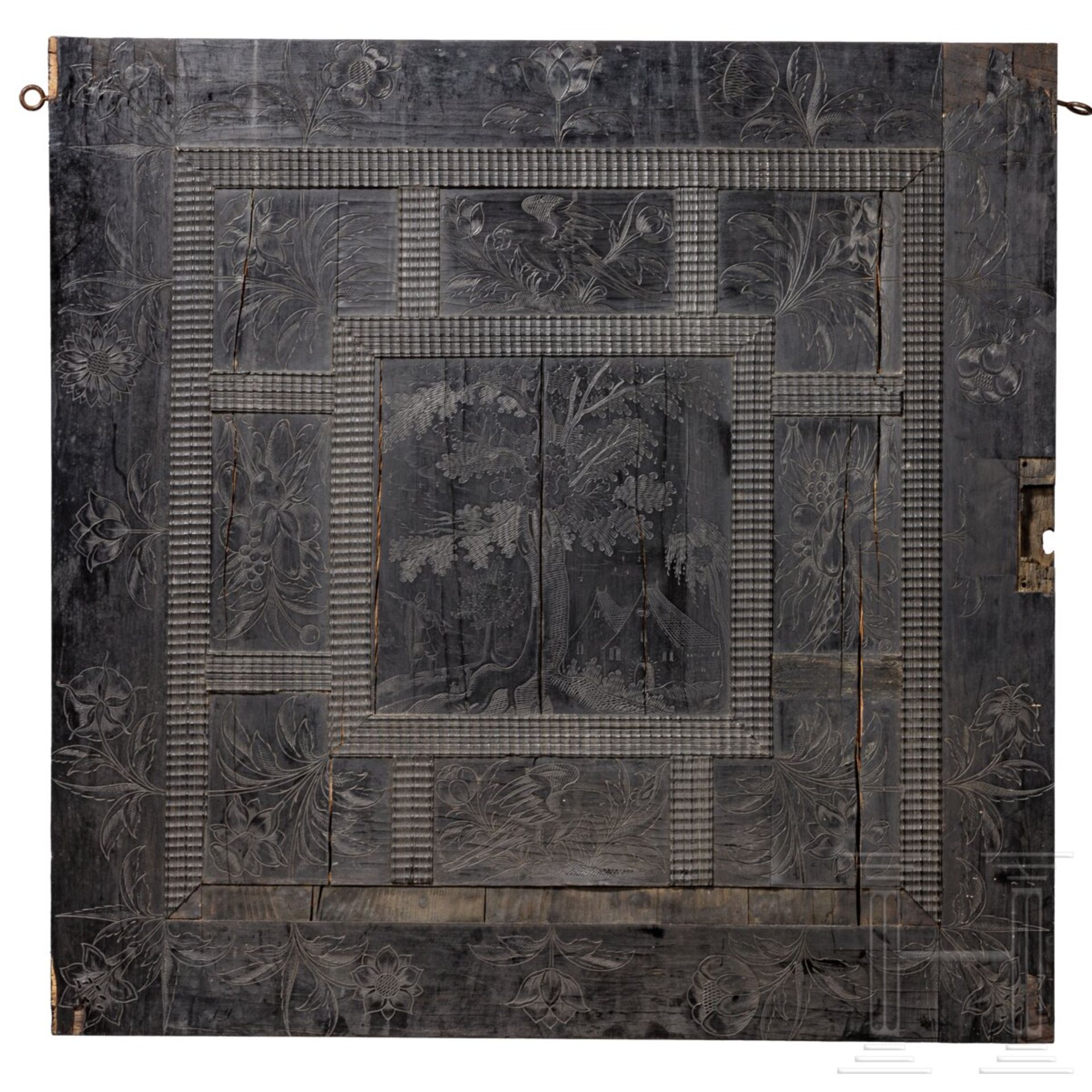 TŸr eines Kabinettschrankes, flŠmisch, um 1640 - Image 8 of 8