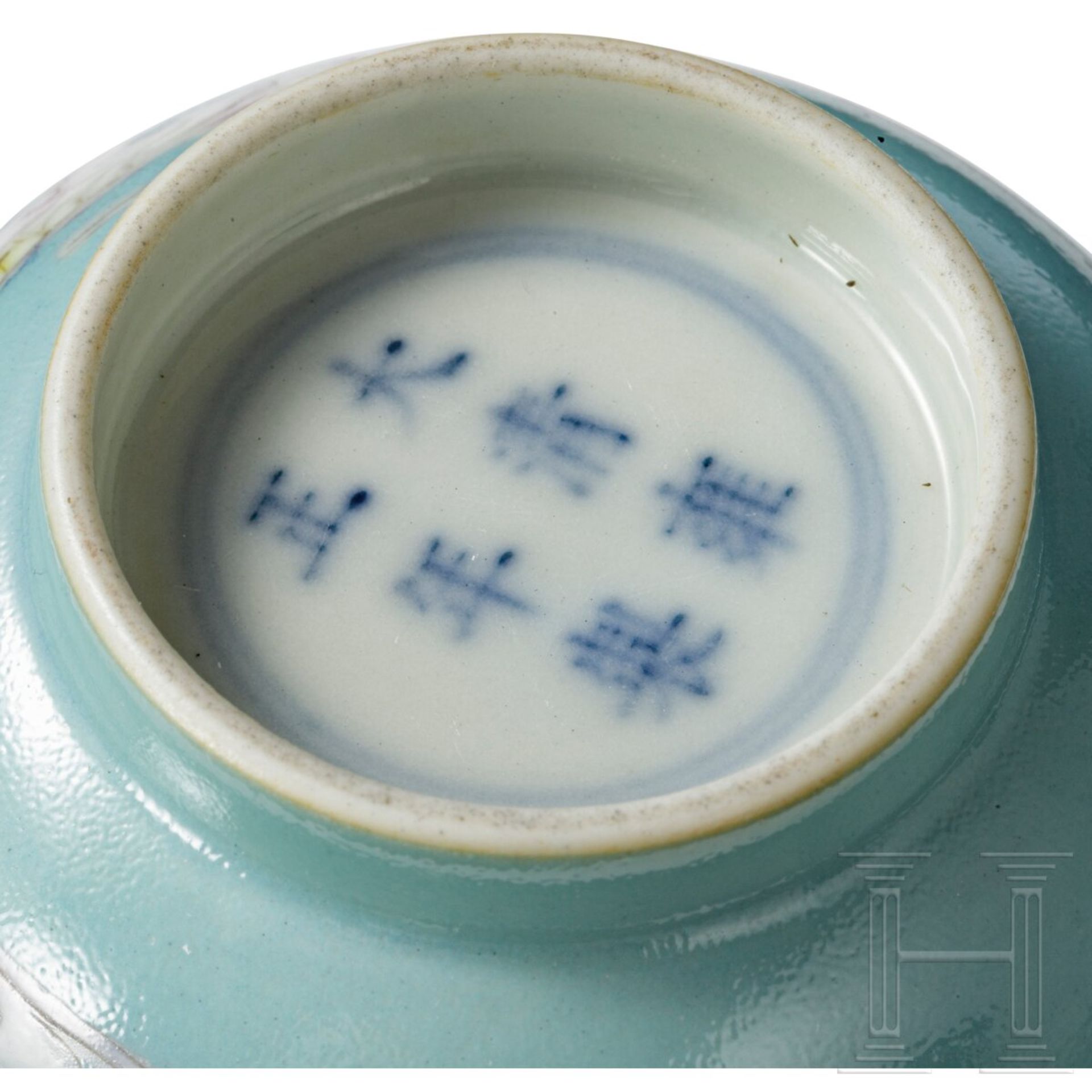 Famille-rose-Tasse mit Yongzheng-Marke - Image 8 of 17