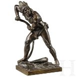"Der letzte Mohikaner", Bronze nach Nicanor Plaza (1844 - 1918)