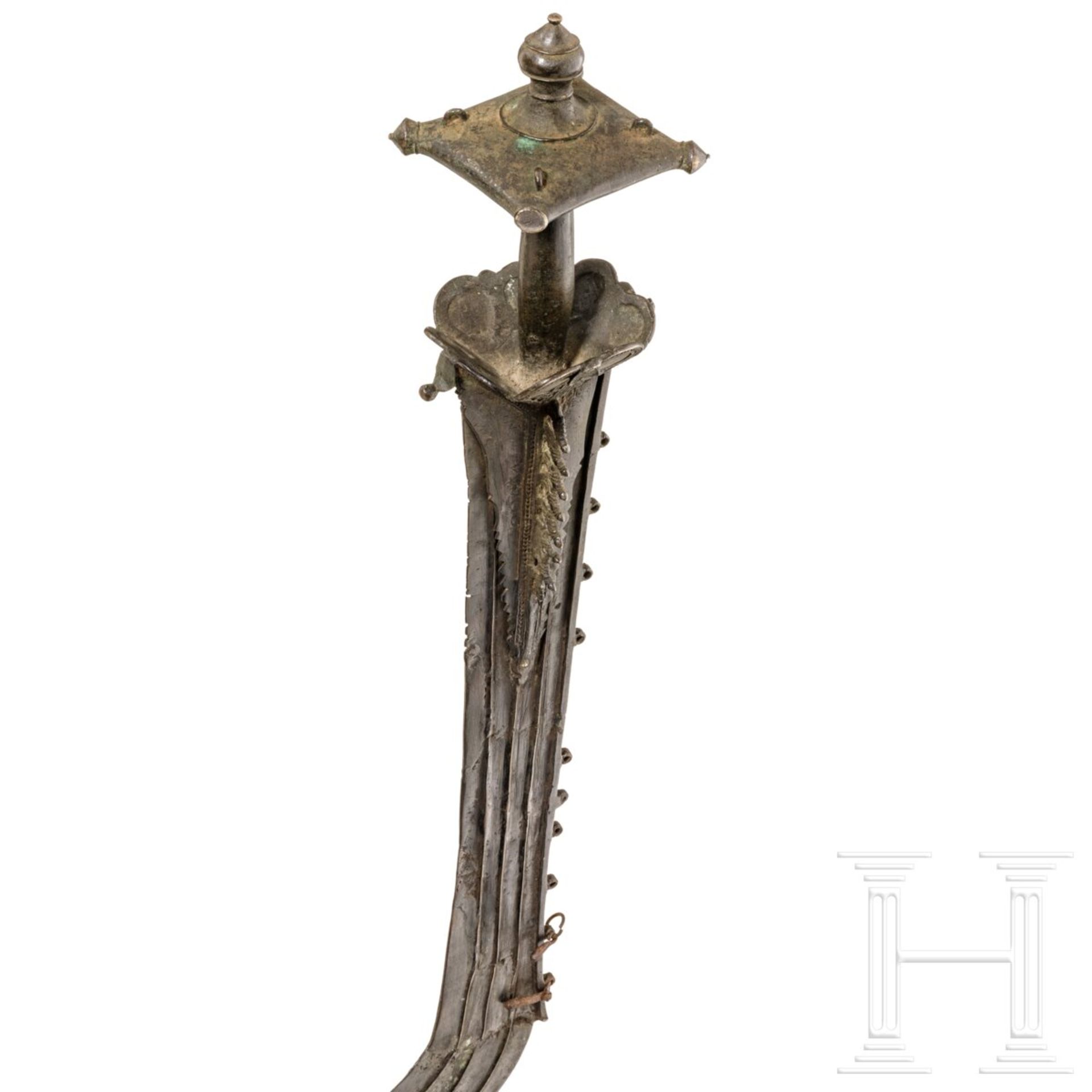 Tempelschwert aus Bronze, Südindien, Kerala, 17. Jhdt. - Bild 4 aus 6