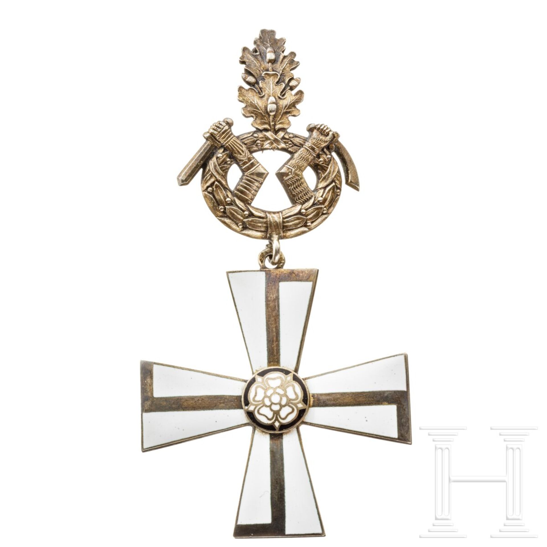 Finnischer Orden des Freiheitskreuzes - Kreuz 1. Klasse mit Eichenlaub und Schwertern - Image 5 of 8