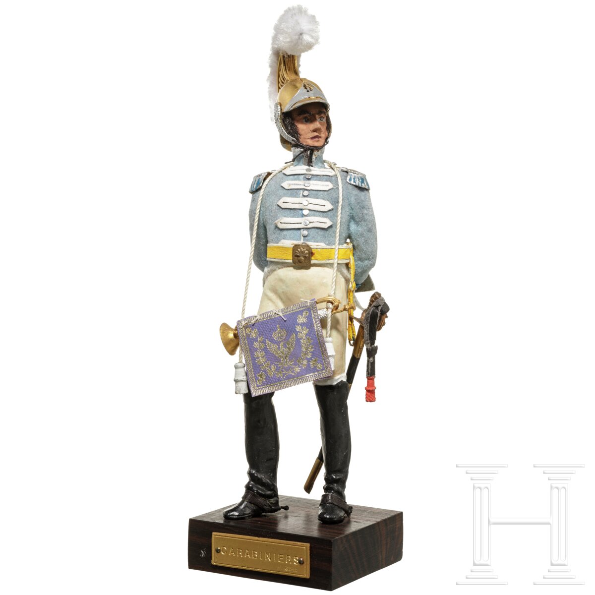 Trompeter der Carabiniers um 1811 - Uniformfigur von Marcel Riffet, 20. Jhdt. - Image 2 of 6
