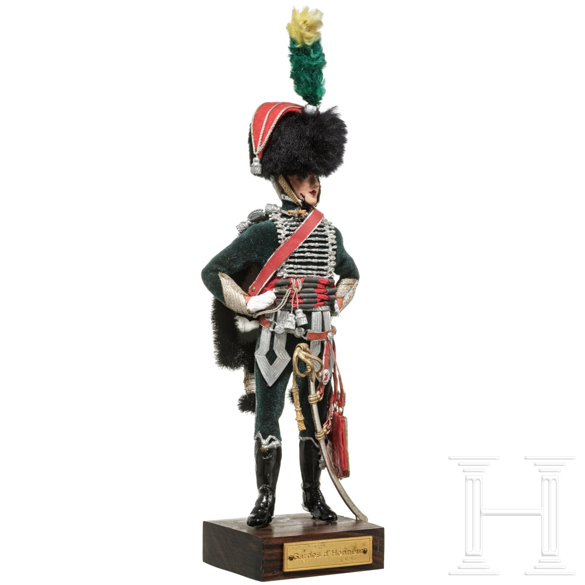 Offizier der Gardes d'honneur um 1810 - Uniformfigur von Marcel Riffet, 20. Jhdt. - Image 2 of 6
