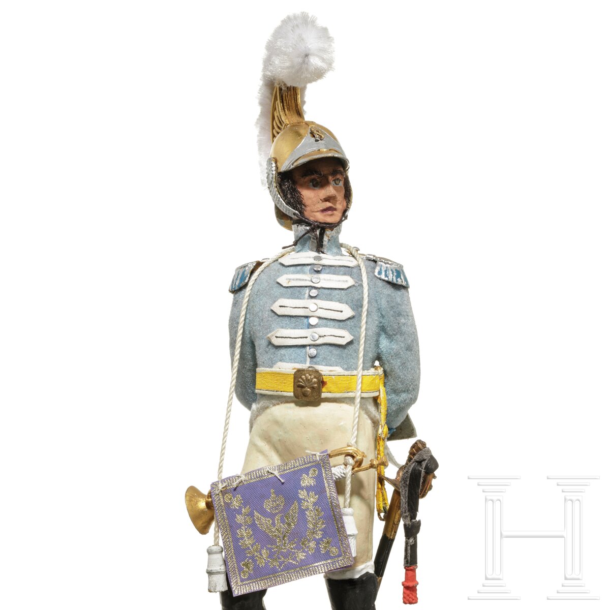 Trompeter der Carabiniers um 1811 - Uniformfigur von Marcel Riffet, 20. Jhdt. - Image 6 of 6