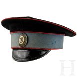 Schirmmütze für Offiziere des Semjonowski-Leibgarderegiments, Russland, um 1900