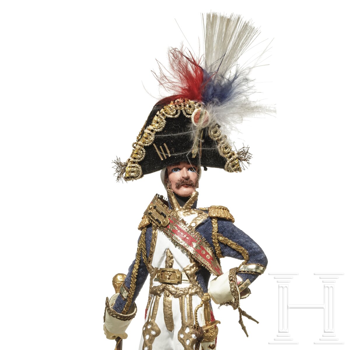 Tambourmajor der Garde um 1810 - Uniformfigur von Marcel Riffet, 20. Jhdt. - Image 5 of 5