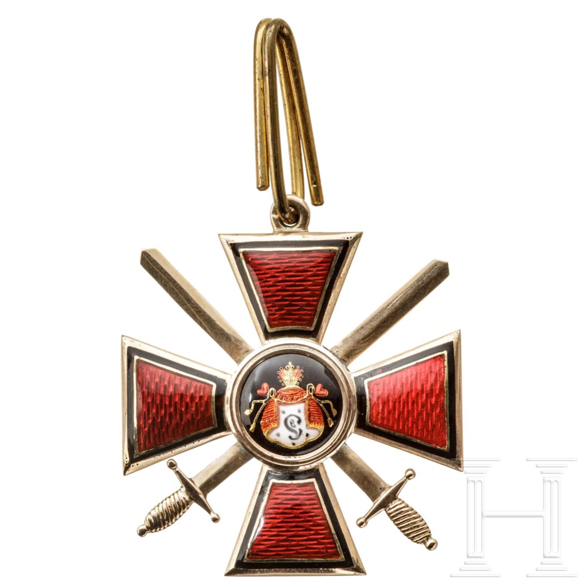 St.-Wladimir-Orden - Kreuz 4. Klasse mit Schwertern, Russland, um 1910 - Image 2 of 4