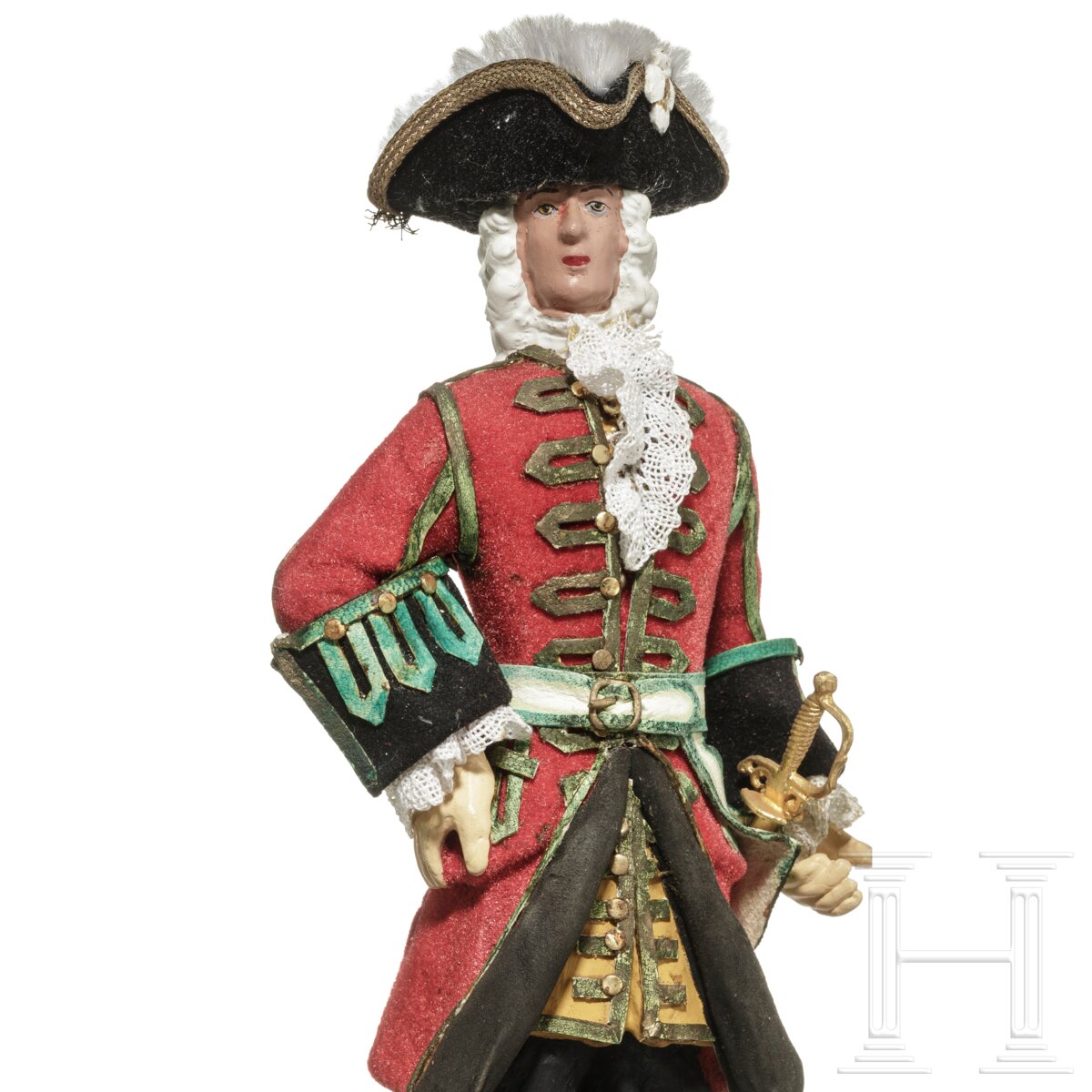 Gendarme de la Maison du Roy um 1745 - Uniformfigur von Marcel Riffet, 20. Jhdt. - Image 6 of 6