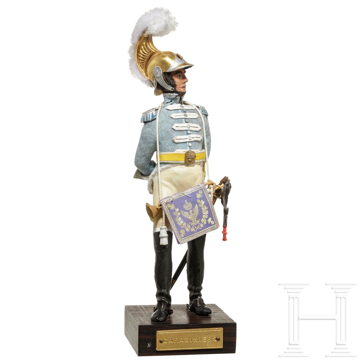 Trompeter der Carabiniers um 1811 - Uniformfigur von Marcel Riffet, 20. Jhdt. - Image 3 of 6