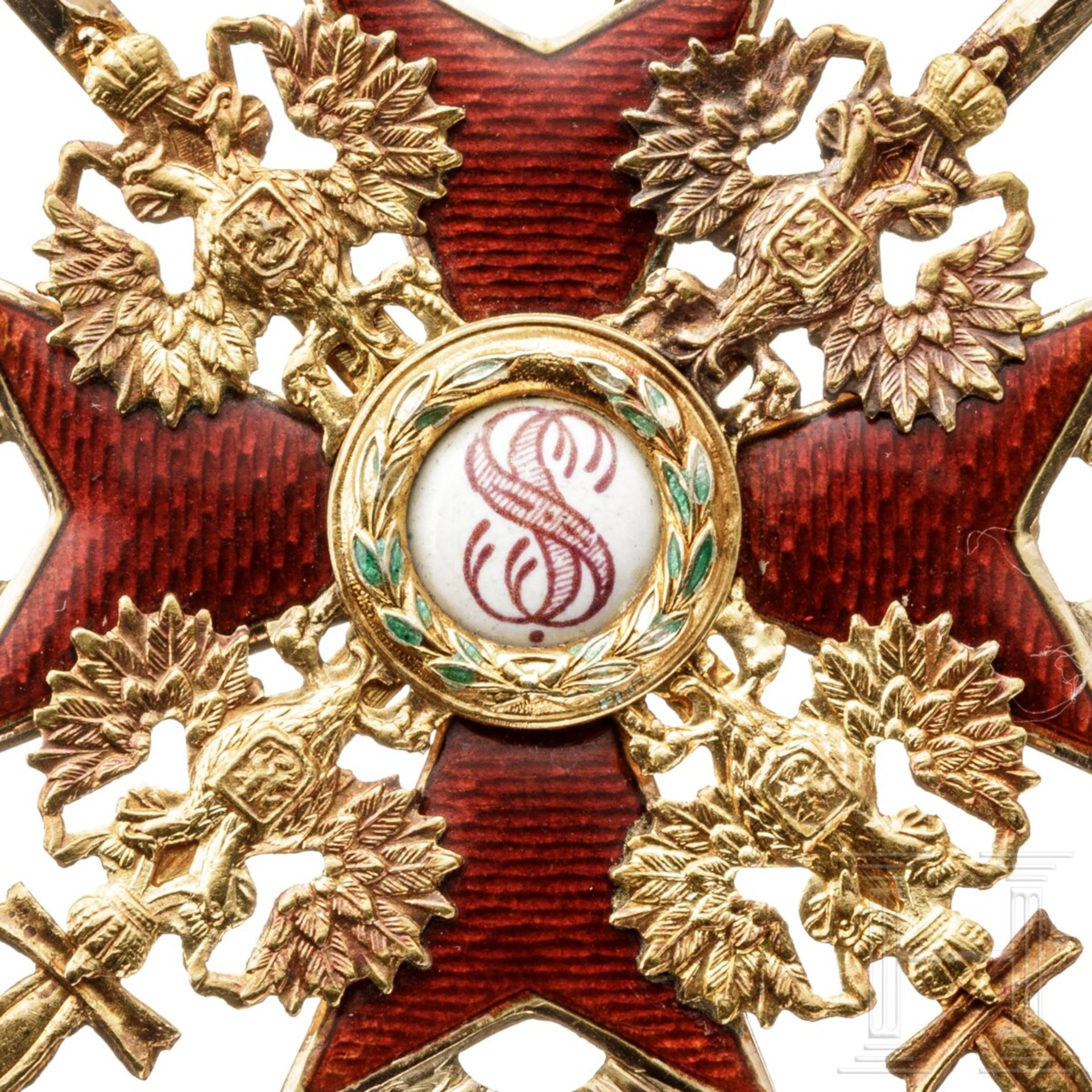 St. Stanislaus-Orden - Kreuz 2. Klasse mit Schwertern, Russland, um 1910 - Image 6 of 6
