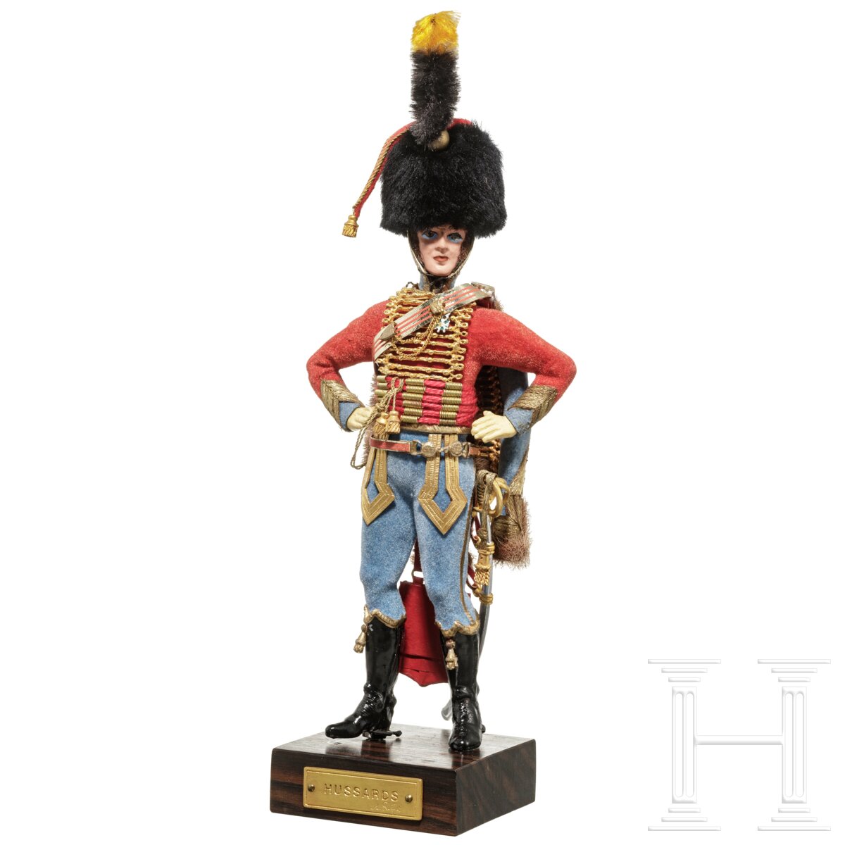 Offizier der Husaren um 1810 - Uniformfigur von Marcel Riffet, 20. Jhdt. - Image 3 of 7