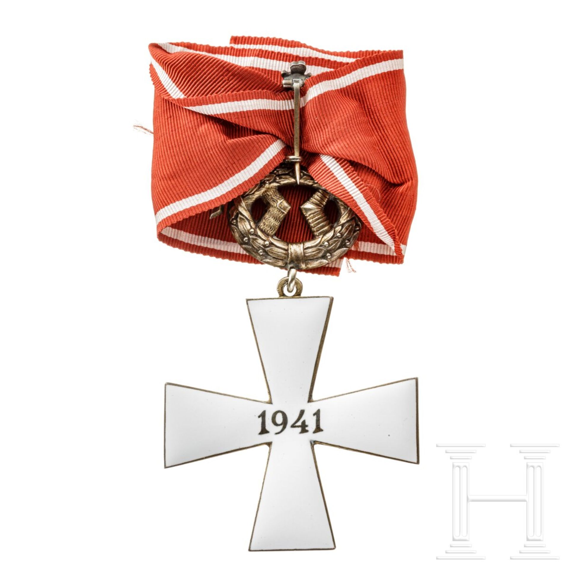 Finnischer Orden des Freiheitskreuzes - Kreuz 1. Klasse mit Eichenlaub und Schwertern - Image 3 of 8