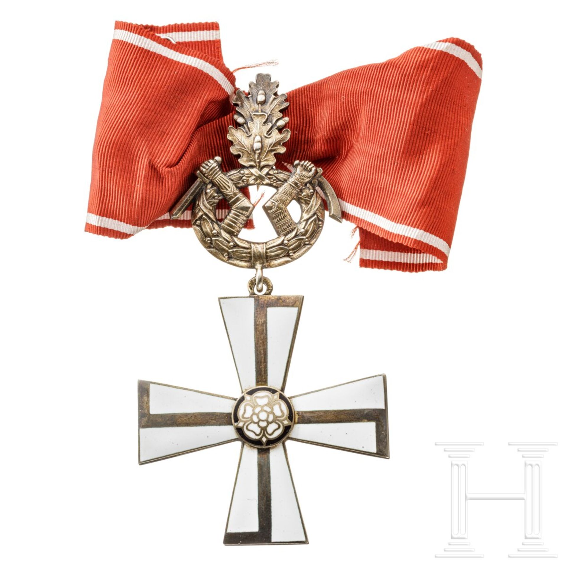Finnischer Orden des Freiheitskreuzes - Kreuz 1. Klasse mit Eichenlaub und Schwertern - Image 2 of 8
