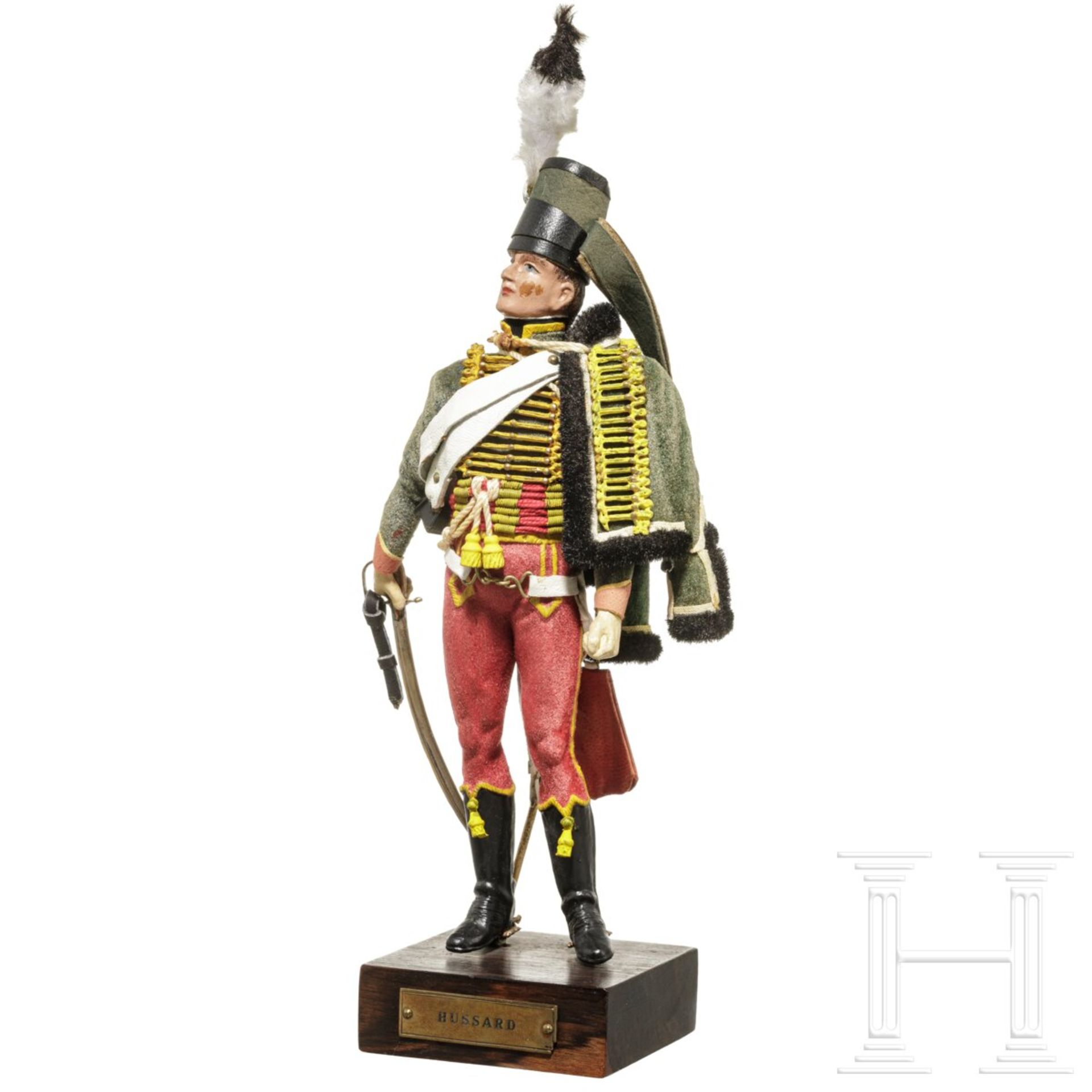 Husar um 1790 - Uniformfigur von Marcel Riffet, 20. Jhdt. - Bild 3 aus 6