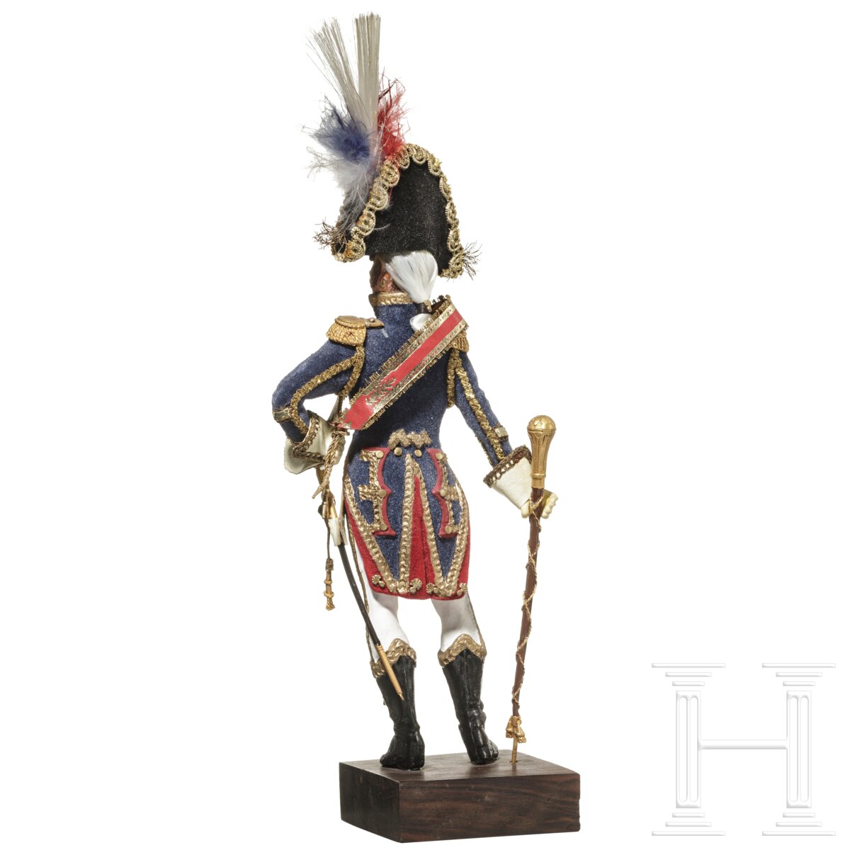 Tambourmajor der Garde um 1810 - Uniformfigur von Marcel Riffet, 20. Jhdt. - Image 3 of 5