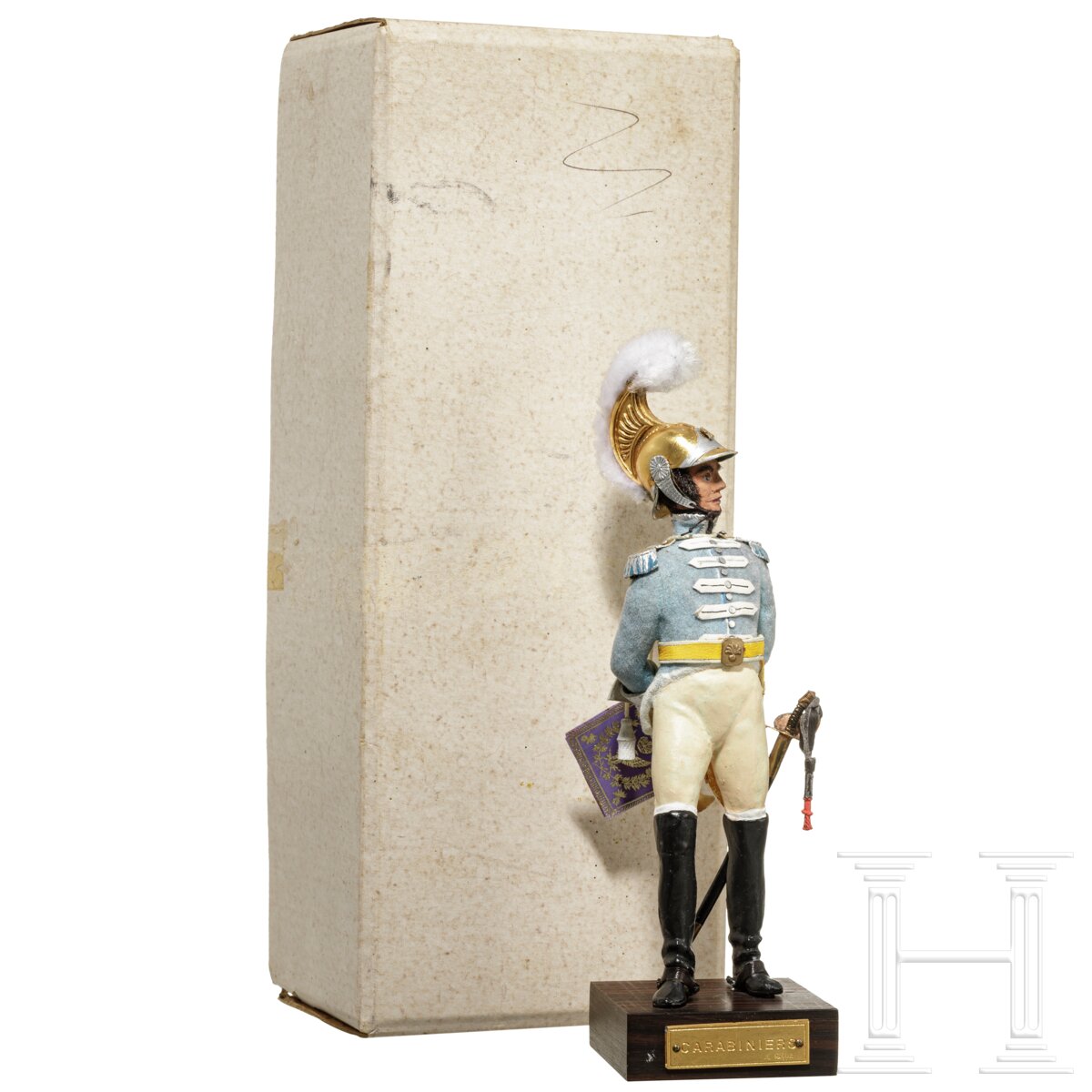 Trompeter der Carabiniers um 1811 - Uniformfigur von Marcel Riffet, 20. Jhdt.