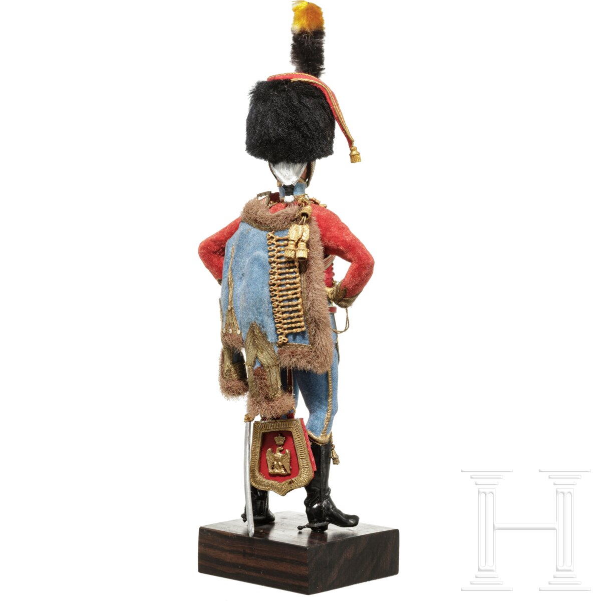 Offizier der Husaren um 1810 - Uniformfigur von Marcel Riffet, 20. Jhdt. - Image 4 of 7