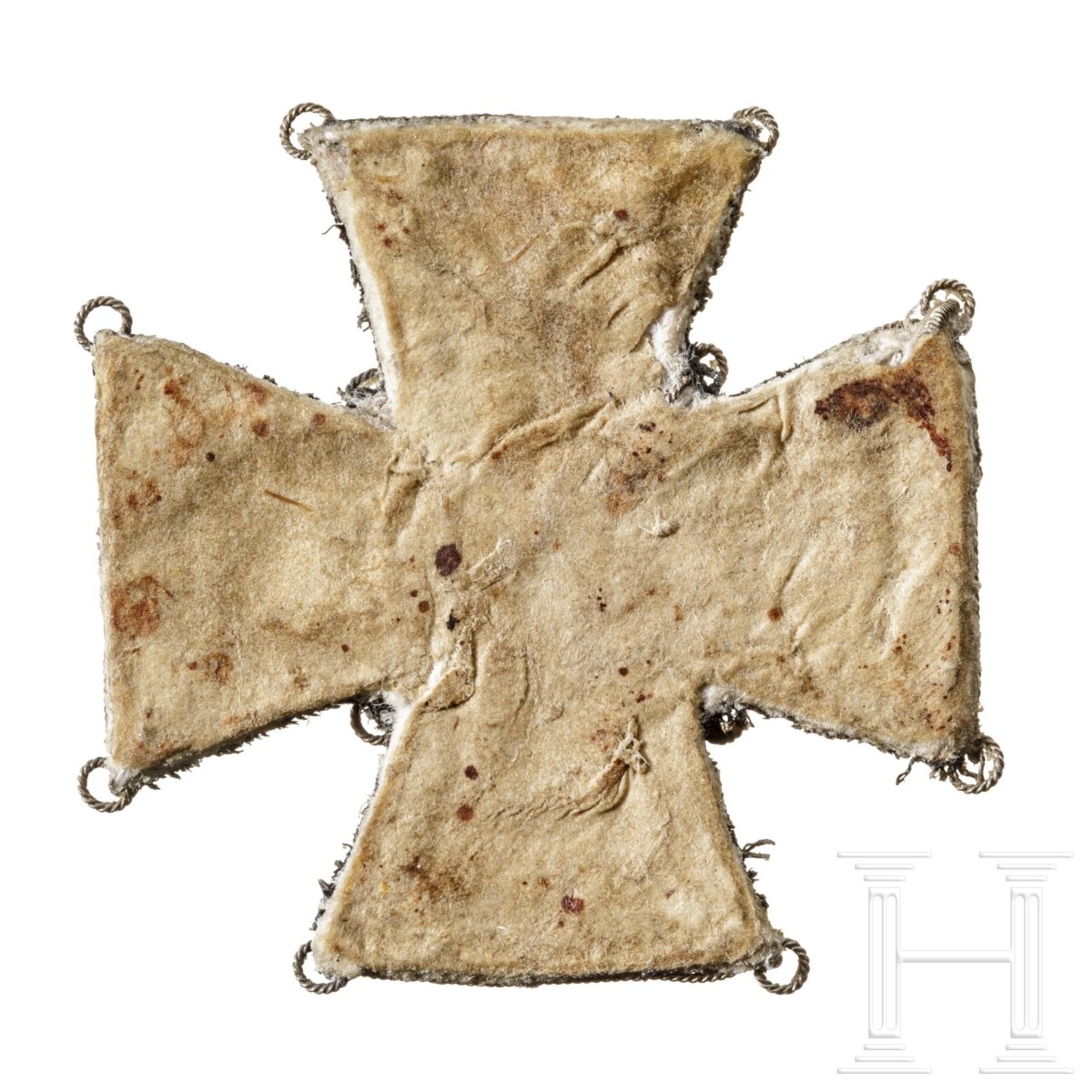 Eisernes Kreuz 1870, 1. Klasse, in gestickter Ausführung  - Bild 3 aus 4