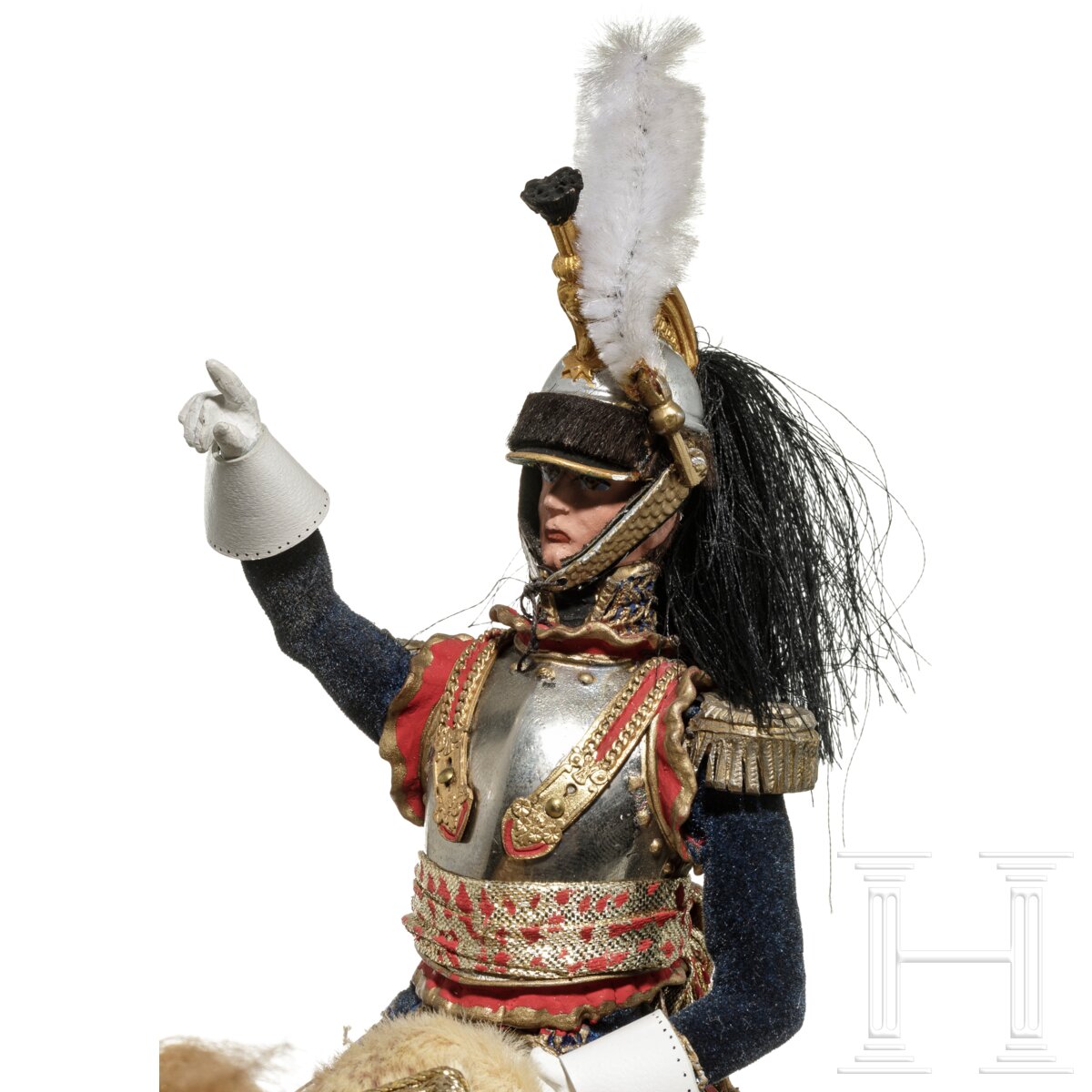 General der Kürassiere um 1810 auf Pferd - Uniformfigur von Marcel Riffet, 20. Jhdt. - Image 6 of 6