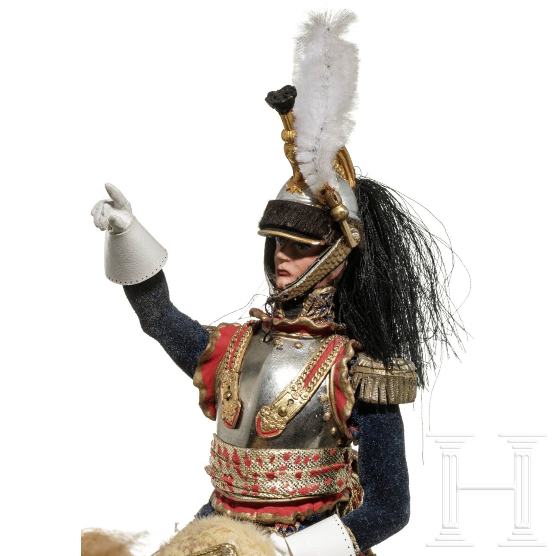 General der Kürassiere um 1810 auf Pferd - Uniformfigur von Marcel Riffet, 20. Jhdt. - Bild 6 aus 6
