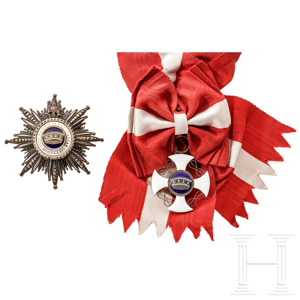 Großkreuzsatz des Ordens der Krone von Italien - Image 2 of 5