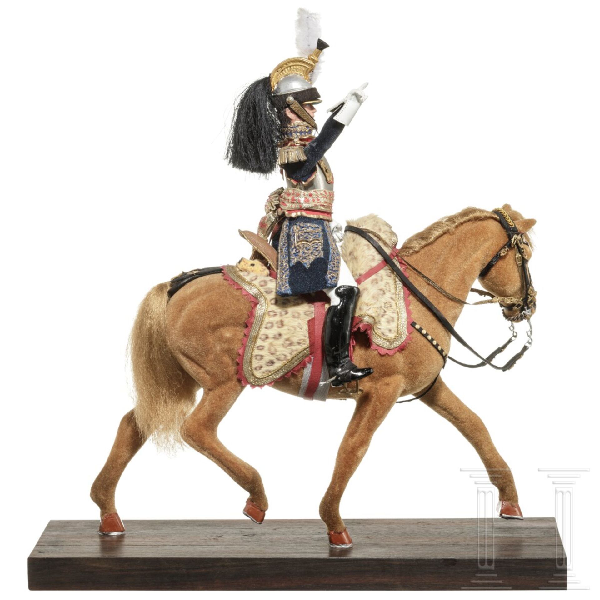 General der Kürassiere um 1810 auf Pferd - Uniformfigur von Marcel Riffet, 20. Jhdt. - Bild 3 aus 6
