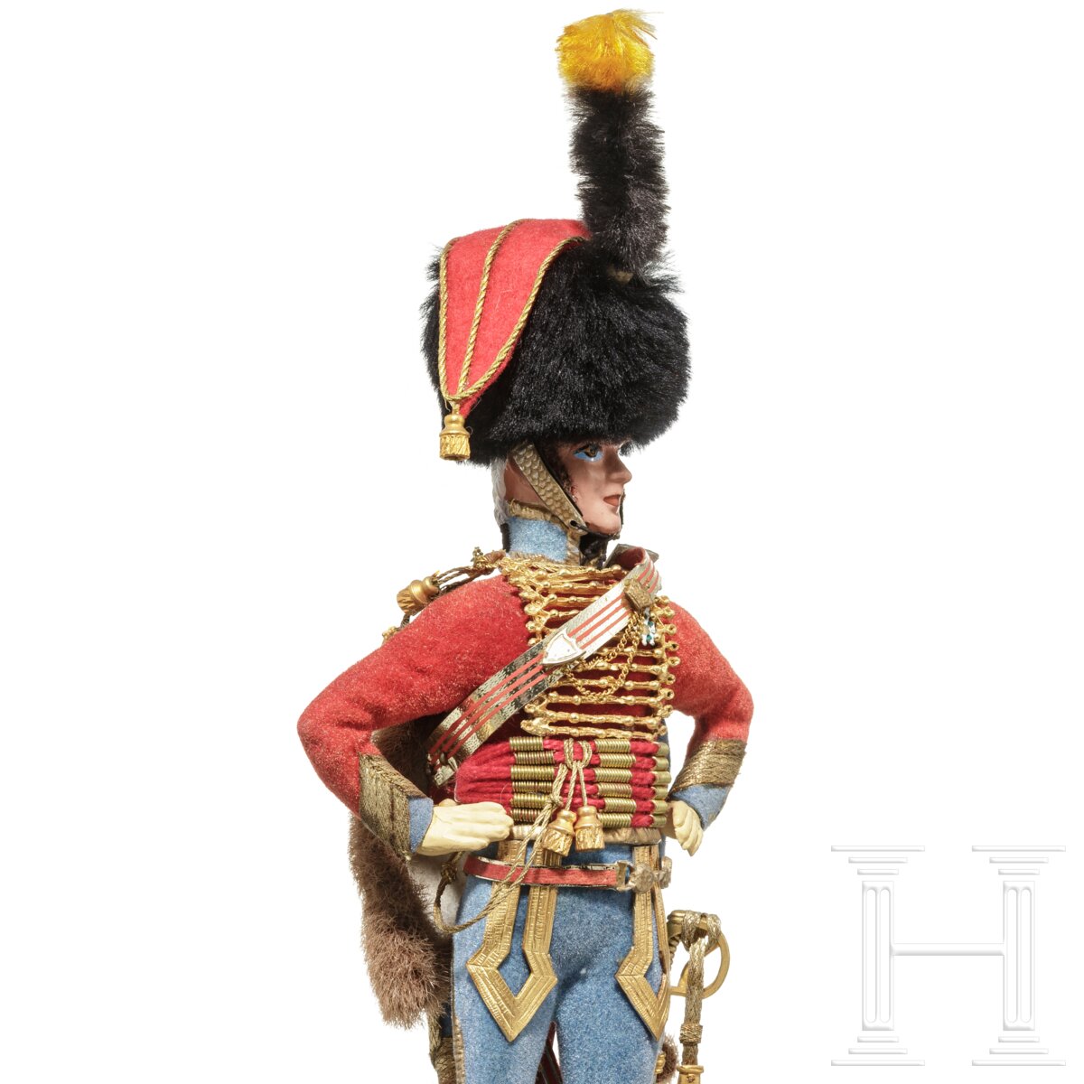 Offizier der Husaren um 1810 - Uniformfigur von Marcel Riffet, 20. Jhdt. - Image 7 of 7
