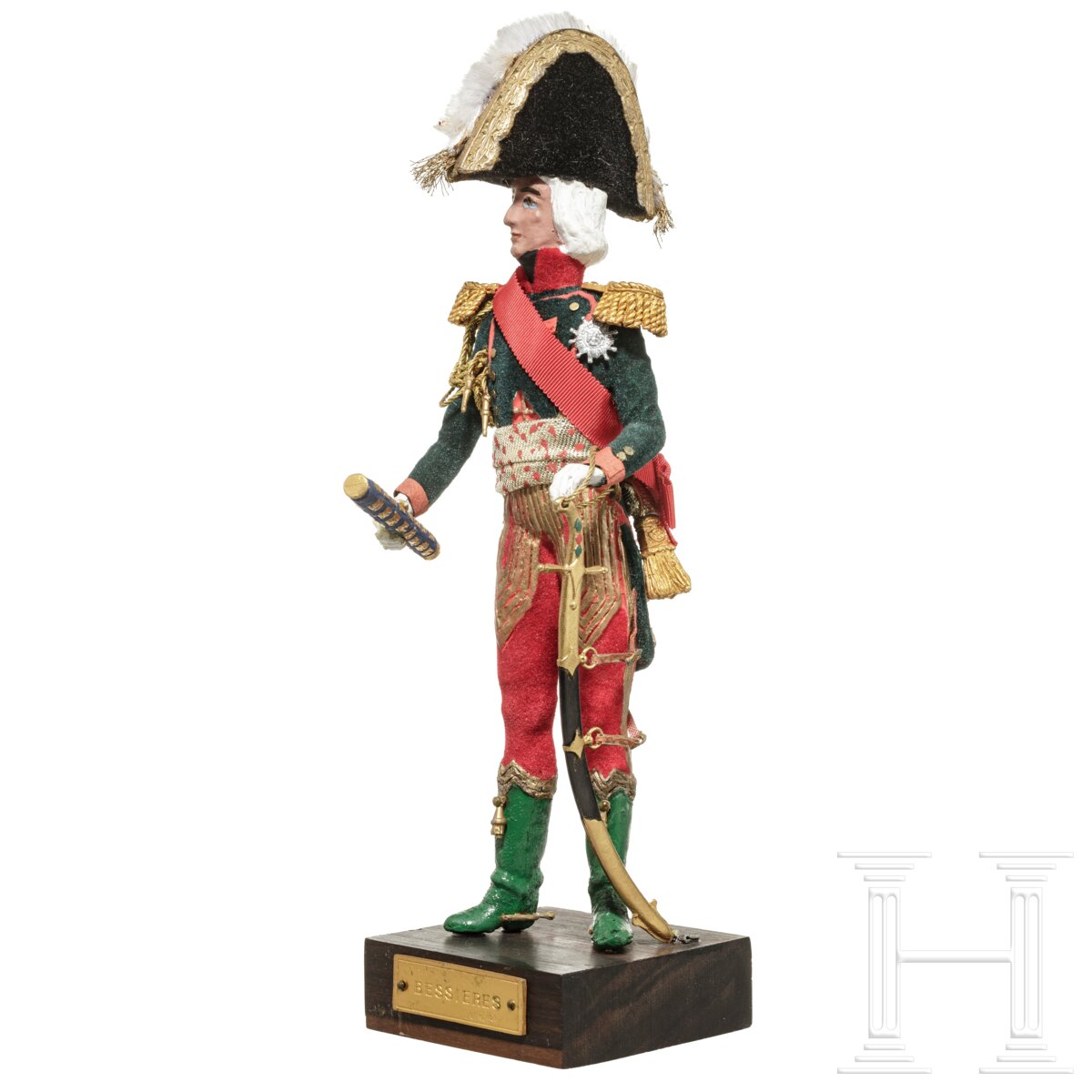 Marschall Bessieres um 1810 - Uniformfigur von Marcel Riffet, 20. Jhdt. - Image 3 of 6