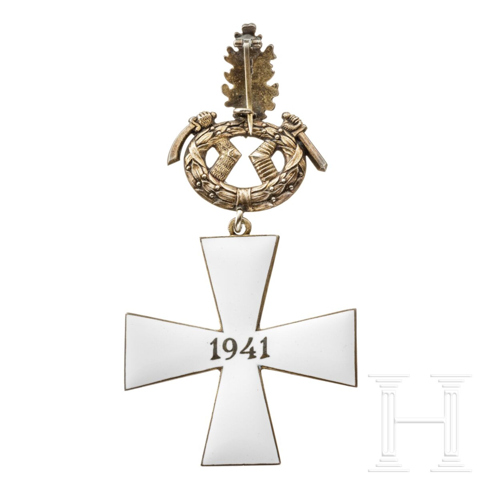 Finnischer Orden des Freiheitskreuzes - Kreuz 1. Klasse mit Eichenlaub und Schwertern - Image 6 of 8