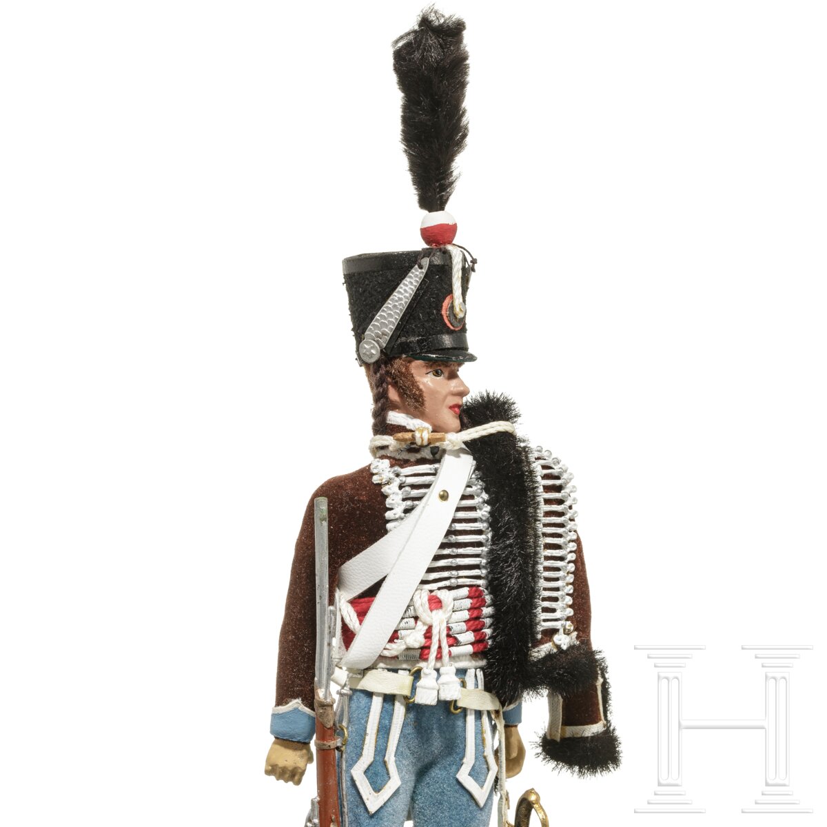 Husar um 1808 - Uniformfigur von Marcel Riffet, 20. Jhdt. - Image 6 of 6