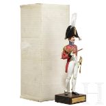 Offizier der Lanciers in Gesellschaftsuniform um 1810 - Uniformfigur von Marcel Riffet, 20. Jhdt.