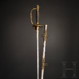 General Andrew Jackson (1767 - 1845) - Staff Officer's Sword M 1860 mit Damastklinge und einer dem 7