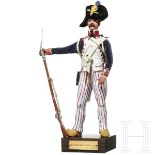 Infanterist der Revolutionsarmee um 1794 - Uniformfigur von Marcel Riffet, 20. Jhdt.