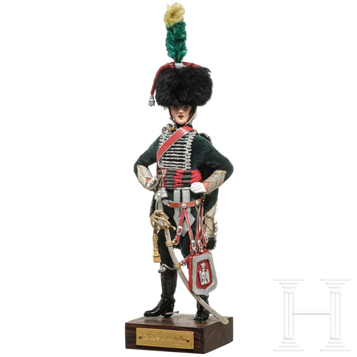 Offizier der Gardes d'honneur um 1810 - Uniformfigur von Marcel Riffet, 20. Jhdt. - Image 3 of 6