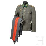 Feldbluse und Hose für einen Wehrmachtsbeamten im Generalsrang