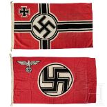 Reichskriegs- und -dienstflagge, Maße 80 x 135 cm