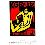 Künstlerplakate - Fritz Danneberg, Ernst Ludwig Kirchner, Auguste Roubille uvm., 12 Blatt in