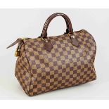 Louis Vuitton Speedy Damier, Reißverschluss mit Schloss ohne Schlüssel. Mit Original REchnung aus