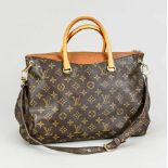 Louis Vuitton Trapez Bag Monogram Canvas, Reißverschluss, Tragebügel, abnehmbarer Schulterriemen,