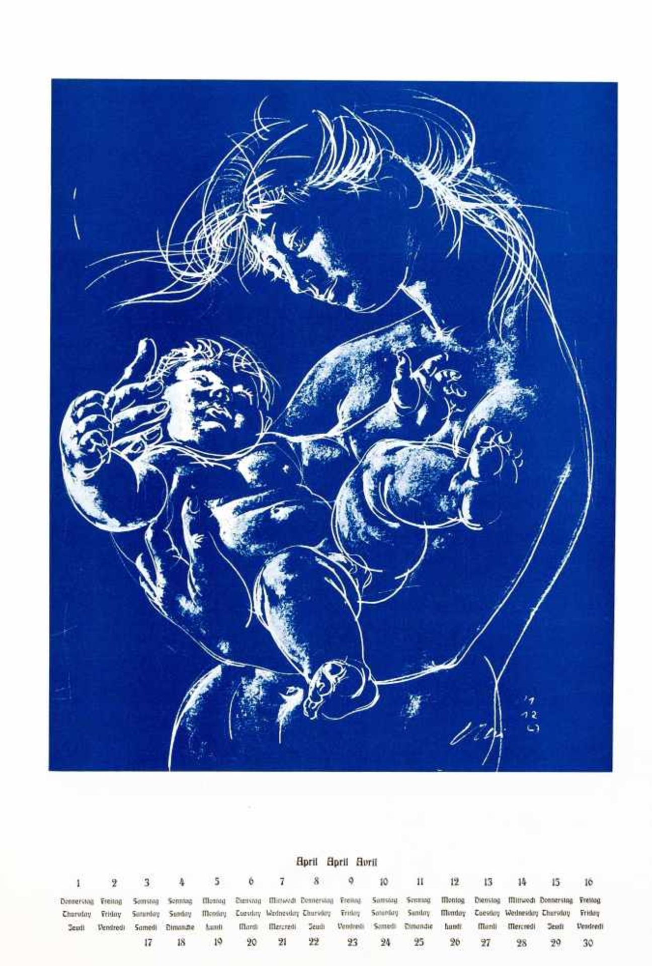Künstlerplakate - Fritz Danneberg, Ernst Ludwig Kirchner, Auguste Roubille uvm., 12 Blatt in - Bild 3 aus 3