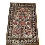 Seidenteppich, 125 x 80 cmSilk rug, 125 x 80 cm