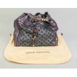 Louis Vuitton Shopper Monogram Lurex Bluebird, minimale Gebrtauchsspuren, Original Rechnung aus