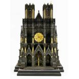 seltene große museale Nachbildung der gotischen Kathedrale v. Reims in Frankreich, ausgeführt im