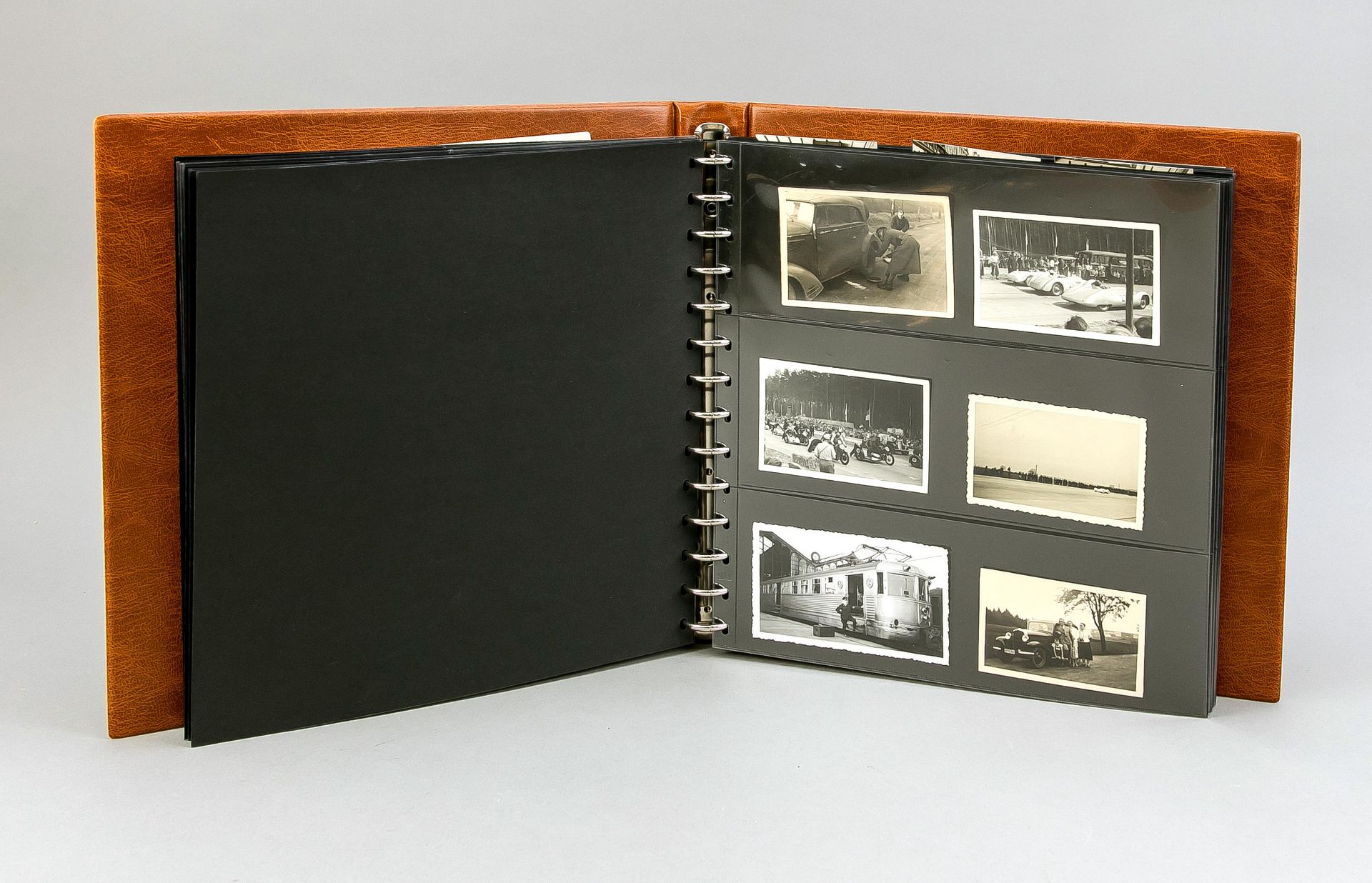 Album mit alten Fotos zum Thema Automobil und Technik, 20. Jh., alle Schwarz-Weiß, unterschi - Image 2 of 3