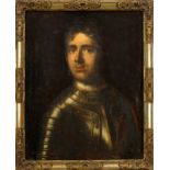 Bildnismaler 2. H. 17. Jh., Portrait eines Mannes im Brustharnisch, Öl auf Lwd. auf Hartfase