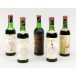 Konvolut Rotwein, Frankreich, Mitte 20. Jh., 2 x Bordeaux Chateau Figeac (1 x 1959, 1 x Etike