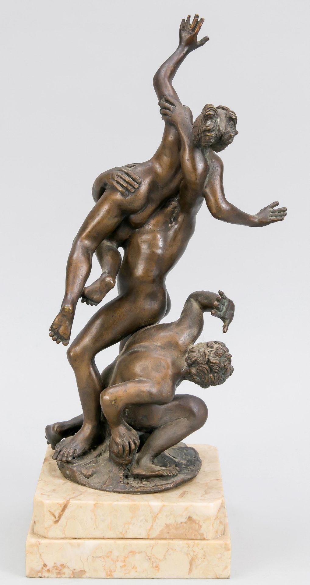 Giambologna (ca.1529-1608), nach. ''Raub der Sabinerinnen'', Brozestatuette der florentinischen - Image 4 of 4